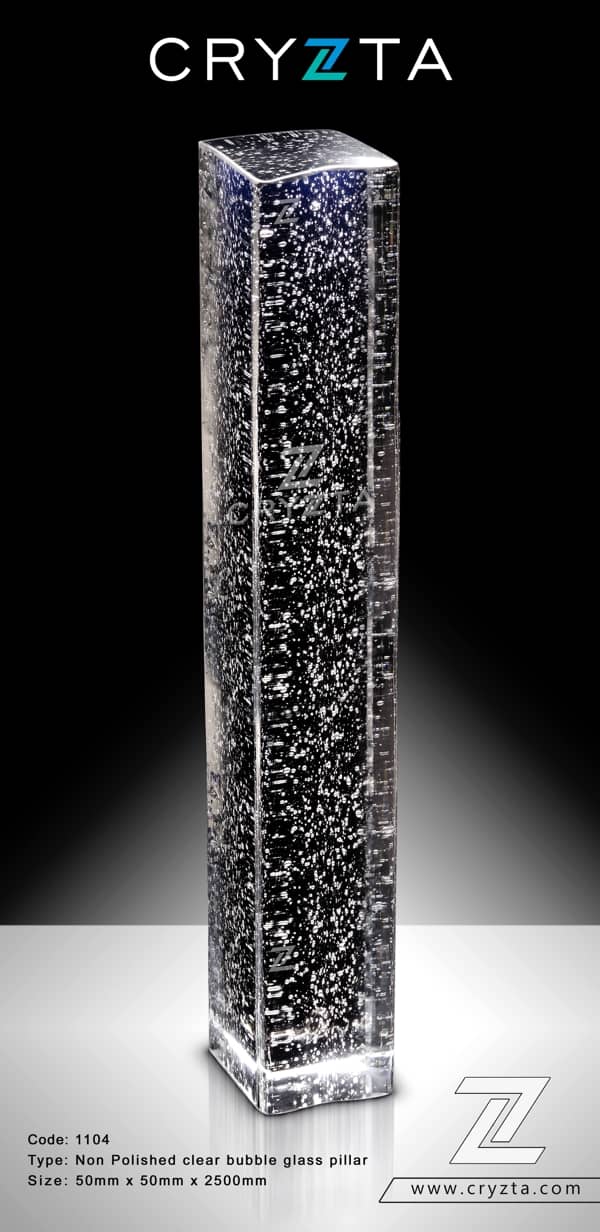 Cryzta Glass PIllar 65mm x 85mm