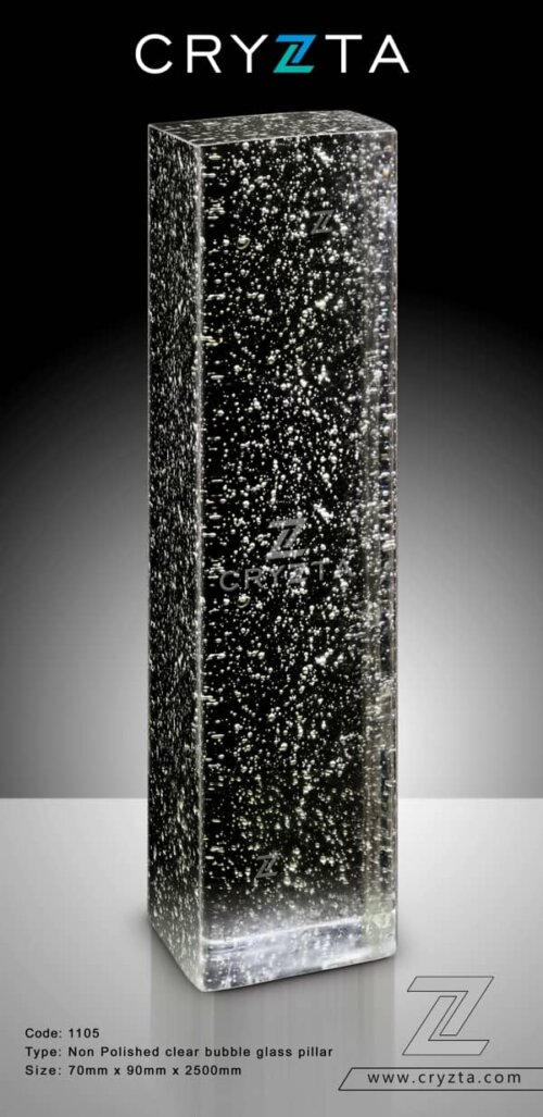 Cryzta Glas Pillar 70mm x 90 mm.